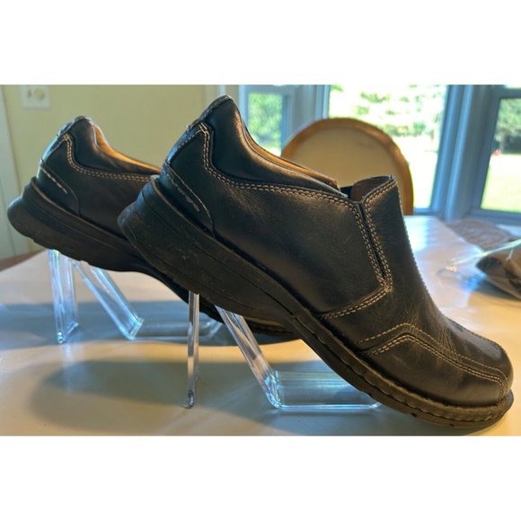 Men's Dockers Pro Style Slip On Shoes Leather Black Size 8M Comfort - Picture 3 of 8